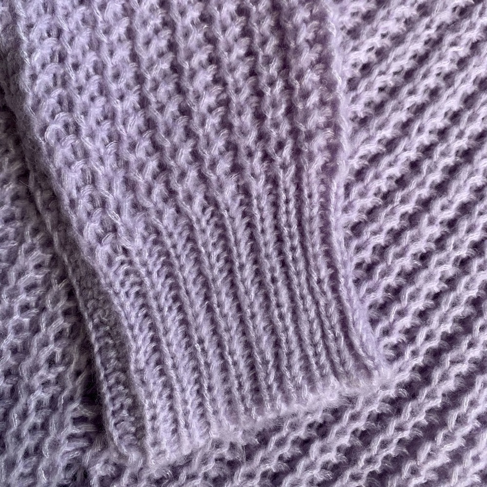 American Eagle Lilac Knit Pullover Sweater - Picture 9 of 12